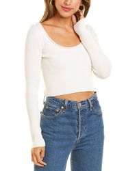 3.1 Phillip Lim Exclusive Ribbed Crop Top - White