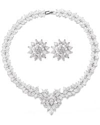 Eye Candy LA - Marry Me Cz Crystal Necklace Set - Lyst