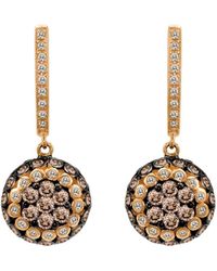 Le Vian - Le Vian 14k Rose Gold 1.70 Ct. Tw. Diamond Drop Earrings - Lyst