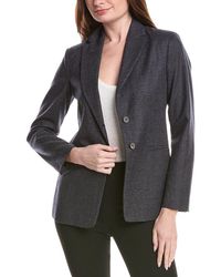 Fabiana Filippi - Light Pocket Wool-Blend Blazer - Lyst