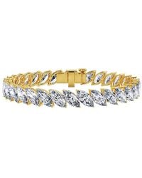 Lab Grown Diamonds - 14K 16.50 Ct. Tw. Lab-Grown Diamond Tennis Bracelet - Lyst