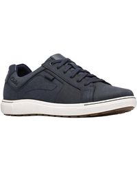 Clarks - Leather Sneaker - Lyst