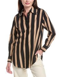3.1 Phillip Lim - Poplin Silk-Blend Top - Lyst