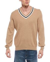 Brunello Cucinelli - Cashmere V-Neck Sweater - Lyst