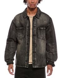 RTA - Norris Denim Shacket - Lyst