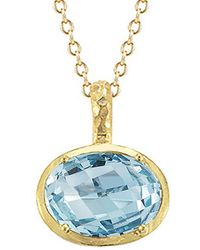Reiss - 14k 6.50 Ct. Tw. Blue Topaz Necklace - Lyst