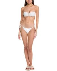 MILLY - Millie Diamond Heat Set Bikini Bottom - Lyst
