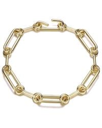 Rachel Glauber - 14k Plated Link Chain Bracelet - Lyst