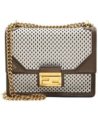Fendi - Perforated Leather Kan U Small Shoulder Bag (authentic Pre-loved) - Lyst