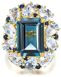 Nina Zhou Jewelry - 14k 14.20 Ct. Tw. Gemstone Cocktail Ring - Lyst