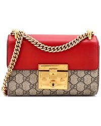 Gucci - Gg Coated Canvas & Leather Padlock Shoulder Bag Small (Authentic Pre-Loved) - Lyst