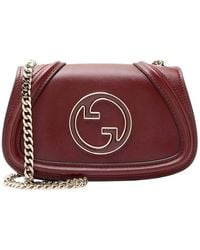 Gucci - Leather Blondie Chain Small Shoulder Bag (authentic Pre-loved) - Lyst