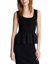 Kenneth Cole - Combo Peplum Tank Seamless - Lyst