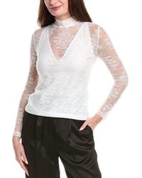 Maje - Lace Top - Lyst