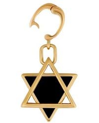 Karma and Luck - Plated Onyx Pendant Charm - Lyst
