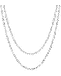 Effy Fine Jewelry - 14k 13.70 Ct. Tw. Lab-grown Diamond Necklace - Lyst
