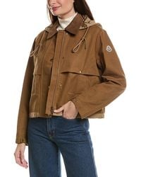 Moncler - Aconitum Hooded Shirt Jacket - Lyst