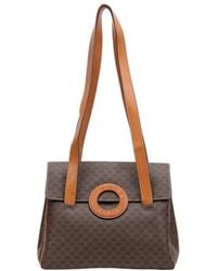 Celine - Brown Macadam Coated Canvas Shopping Tote (authentic Pre-loved) - Lyst