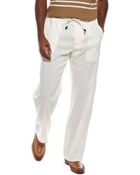Isaia - Wool & Linen-Blend Trouser - Lyst