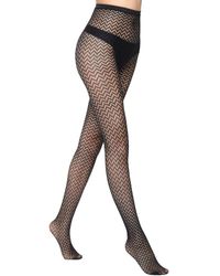 Stems - Micro Wave Fishnet Tight - Lyst