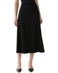 Lafayette 148 New York - Cashmere & Wool A-Line Midi Skirt - Lyst
