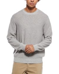 Vince - Geo Jacquard Wool & Cashmere Crewneck Sweatshirt - Lyst