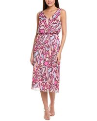 Sam Edelman - Rose Landscape Midi Dress - Lyst