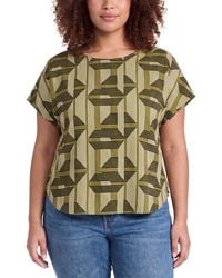 Anne Klein - Plus Bateau Neck Top - Lyst