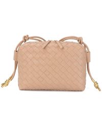 Tiffany & Fred Paris - Large Woven Leather Crossbody Messenger Bag - Lyst