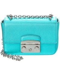 Furla - Metropolis Mini Leather Crossbody - Lyst