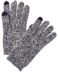 Sofiacashmere - Sofiacashmere Marl Texting Cashmere Glove - Lyst
