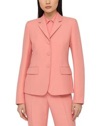 Lafayette 148 New York - Plus Three Button Wool & Silk-Blend Academy Blazer - Lyst