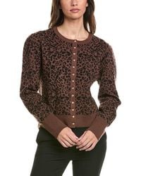 Generation Love - Tulum Jacquard Wool-blend Cardigan - Lyst