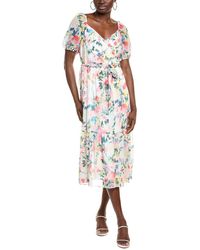 Julia Jordan - Chiffon Midi Dress - Lyst
