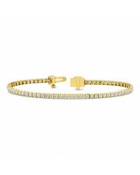 Lab Grown Diamonds - 14K 2.91 Ct. Tw. Lab-Grown Diamond Tennis Bracelet - Lyst