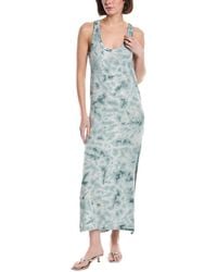 Majestic Filatures - Stretch Print Midi Dress - Lyst