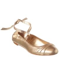 Alexandre Birman - Clarita Leather Ballet Flat - Lyst