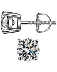 Donatello Gian - Cz Stud Earrings - Lyst