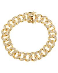 Eye Candy LA - Emile Cuban Link Cz Stackable Bracelet - Lyst