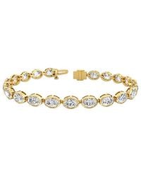 Lab Grown Diamonds - 14K 11.00 Ct. Tw. Lab-Grown Diamond Tennis Bracelet - Lyst