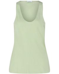 Ferragamo - Silk Tank Top - Lyst