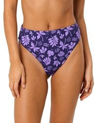 La Porte - Monica High-Waisted Cheeky Bikini Bottom - Lyst