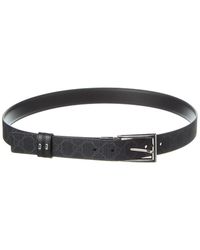 Gucci - Reversible GG Supreme Canvas & Leather Belt - Lyst