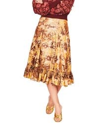 LoveShackFancy - Normandie Night Shin Lil Skirt - Lyst