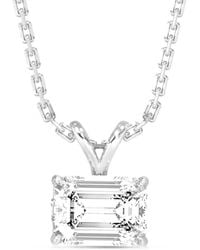 Amairah - 14K 5.00 Ct. Tw. Lab-Grown Diamond Solitaire Pendant Necklace - Lyst