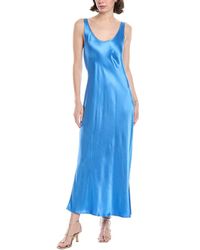 Enza Costa - Satin Tank Maxi Dress - Lyst