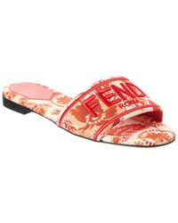 Fendi - Sunshine Canvas Sandal - Lyst