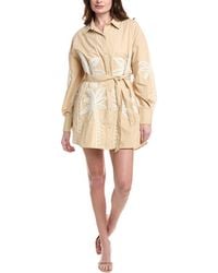 Hemant & Nandita - Eyelet Shirtdress - Lyst