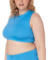 Andie - The Venice High Neck Top - Lyst