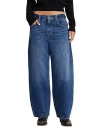 7 For All Mankind - Bonnie Curvilinear Beida Barrel Leg Jean - Lyst